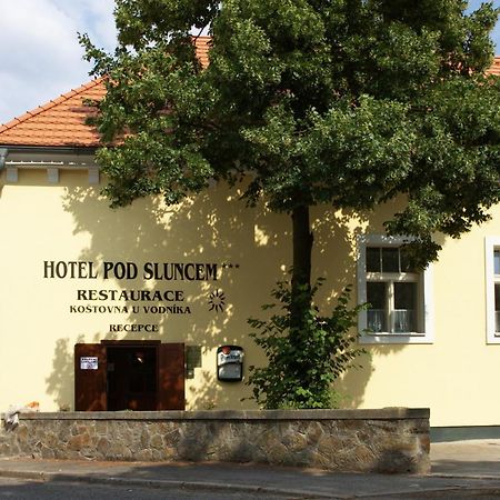 Hotel Pod Sluncem Třebíz Zewnętrze zdjęcie