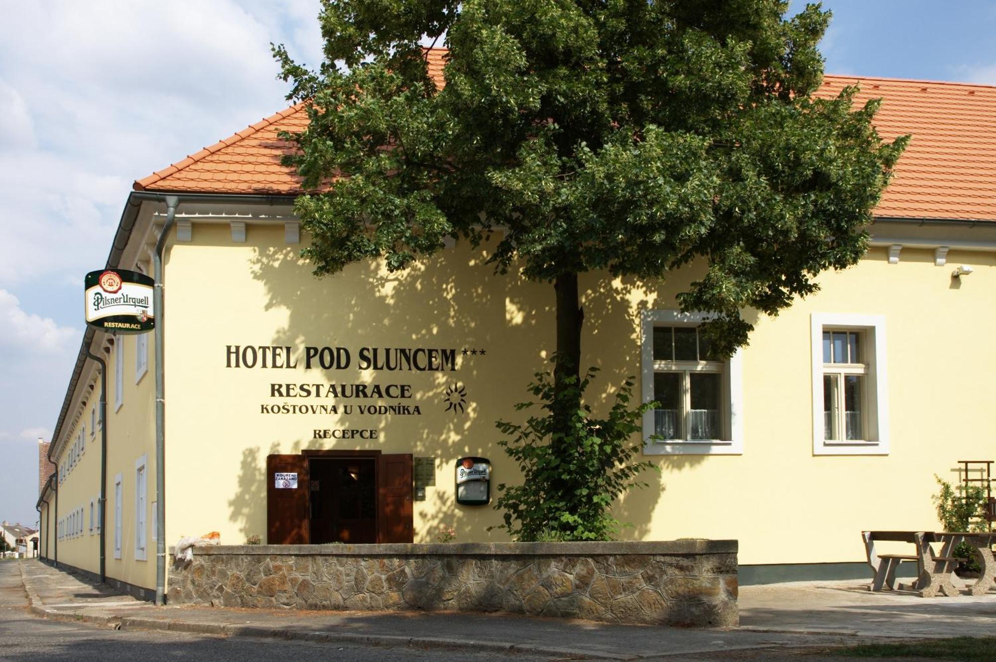 Hotel Pod Sluncem Třebíz Zewnętrze zdjęcie